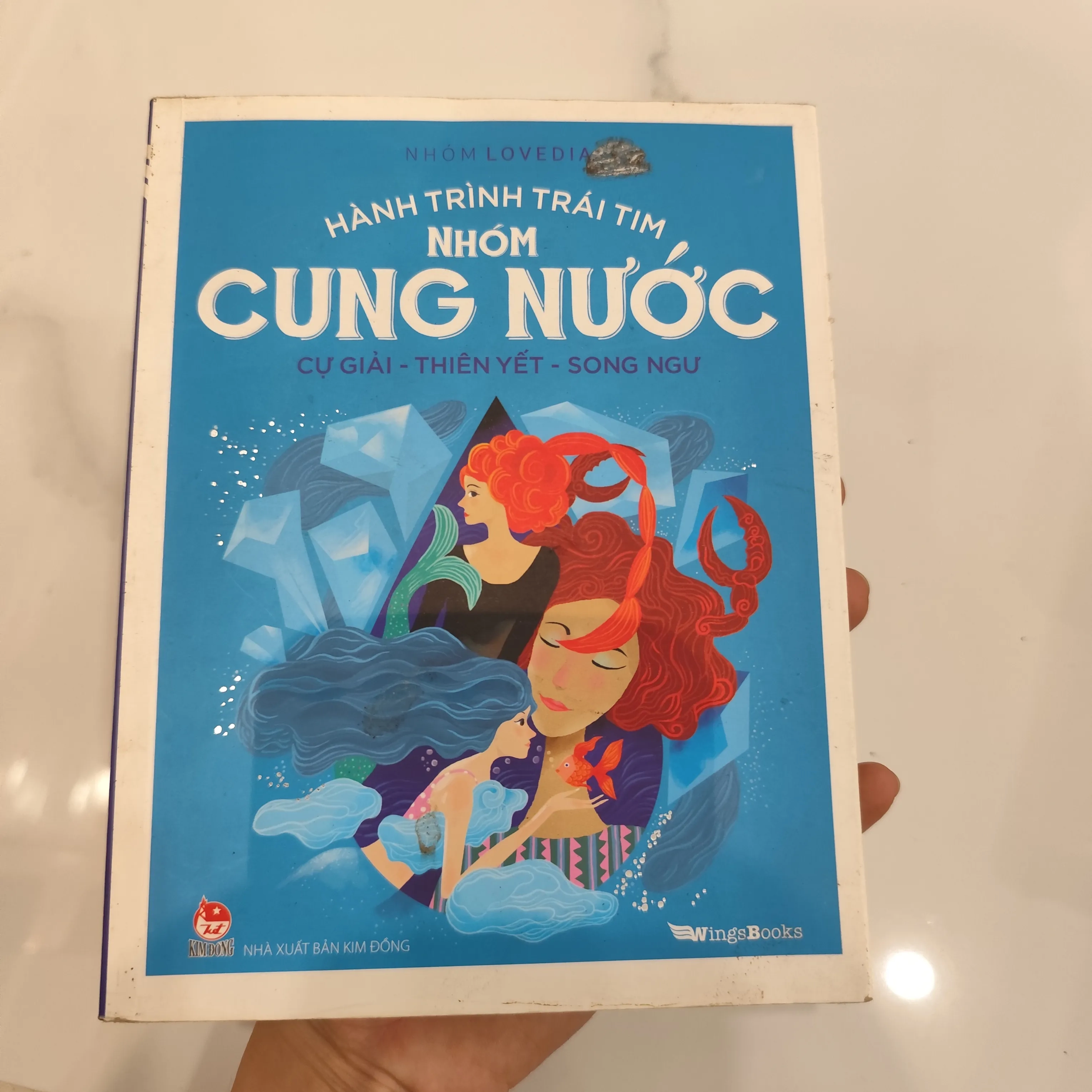 Hành trình trái tim nhóm cung nước by  - Sách Book Cover - Ngọc Hiển Books