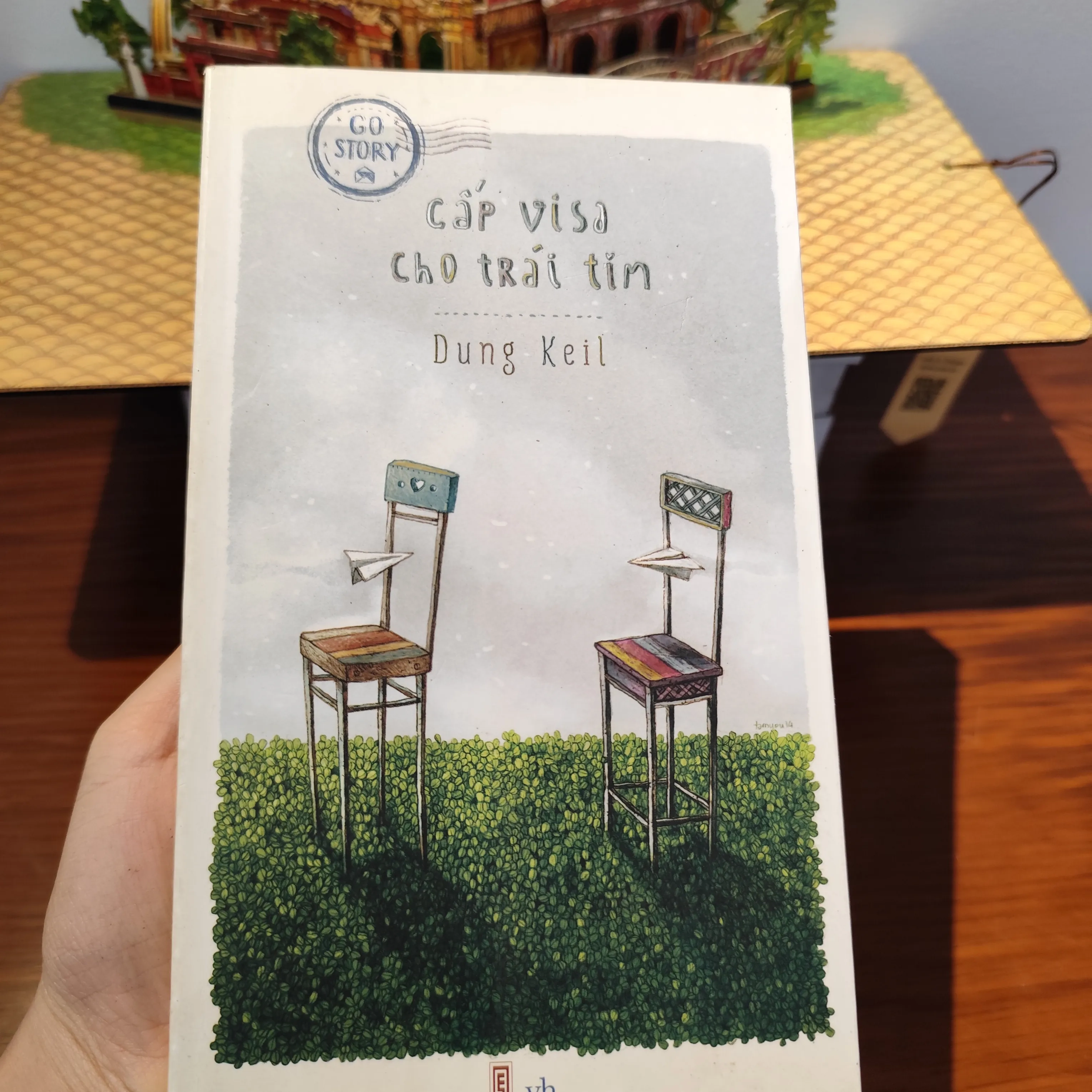 Cấp visa cho trái tim- Dung Keil by  - Sách Book Cover - Ngọc Hiển Books