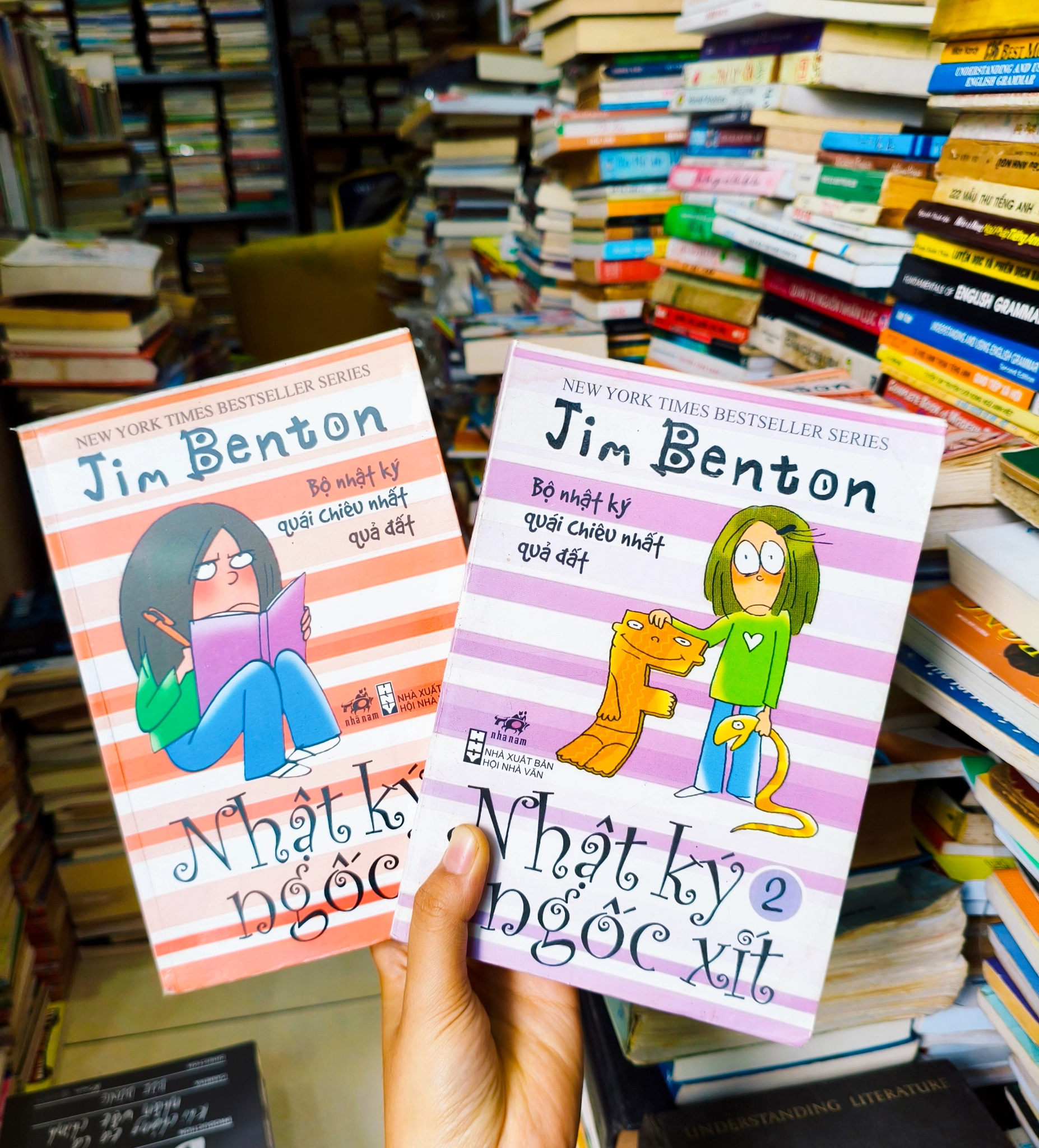 Nhật ký ngốc xít tập 1, 2 🌱 by  - Sách Book Cover - Ngọc Hiển Books