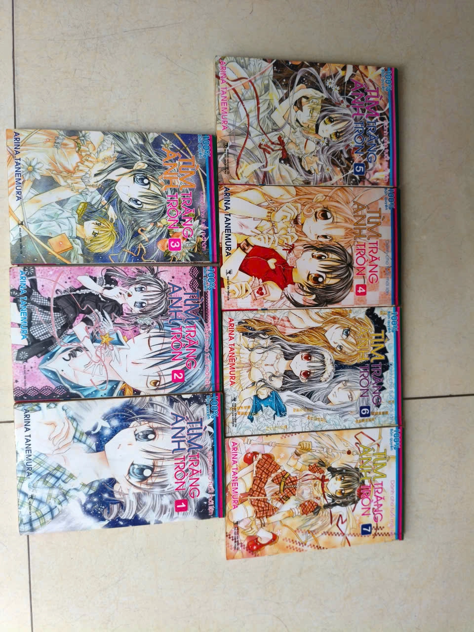 Tìm Ánh Trăng Tròn 7 tập by  - Sách Book Cover - Ngọc Hiển Books