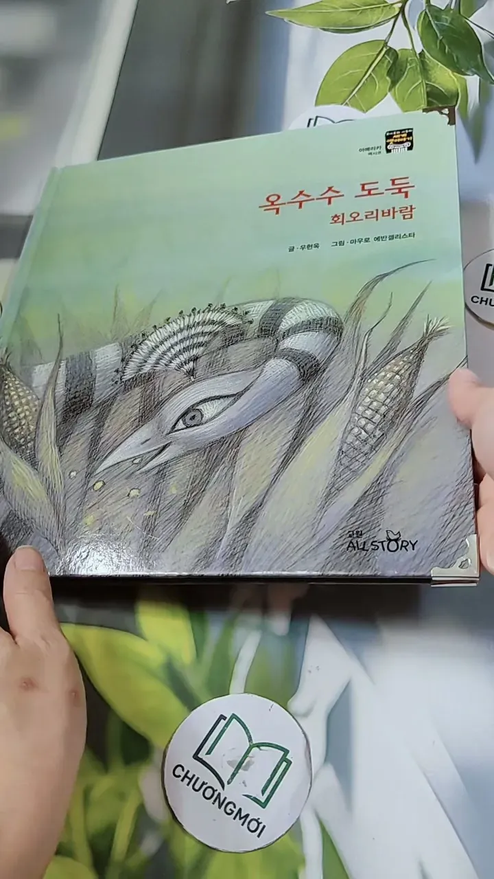 [Tặng nẹp góc] Truyện thiếu nhi Hàn Quốc: Moyamo Anu 23 -  모야모 아누와: 옥수수 도둑;. 회오리바람 732015