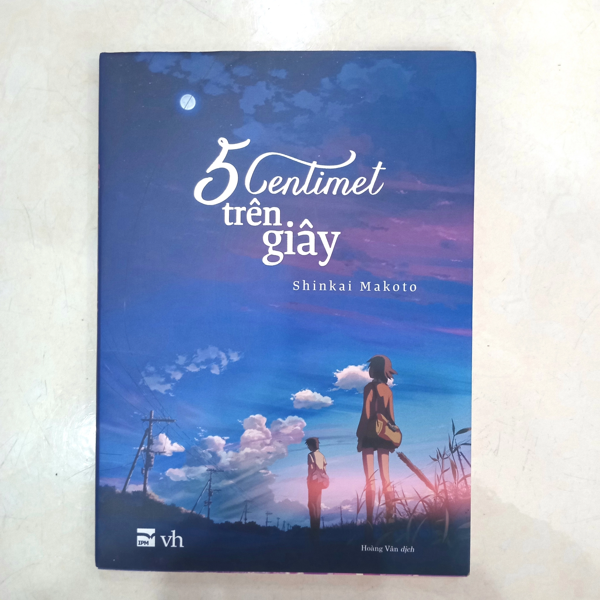 5 centimet trên giây 📚 by Shinkai Makoto - Sách Book Cover - Ngọc Hiển Books