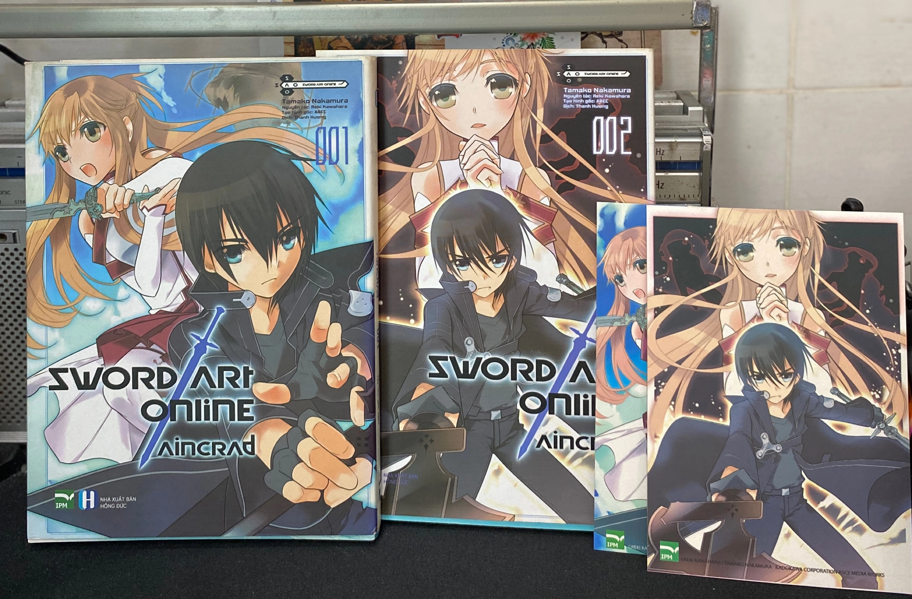Truyện - Sword Art Online Aincrad - 1+2 (Manga) kèm PK by Reki Kawahara - Sách Book Cover - Ngọc Hiển Books