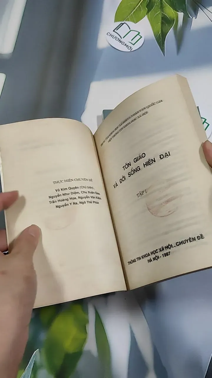 [MIỄN PHÍ BỌC SÁCH] [XƯA] Tôn Giáo và Đời Sống Hiện Đại 1,3 (1997) 776179