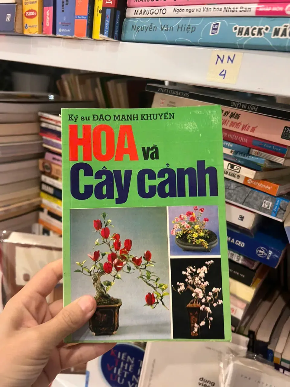 Hoa và cây cảnh - Đào Mạnh Khuyến by  - Sách Book Cover - Ngọc Hiển Books