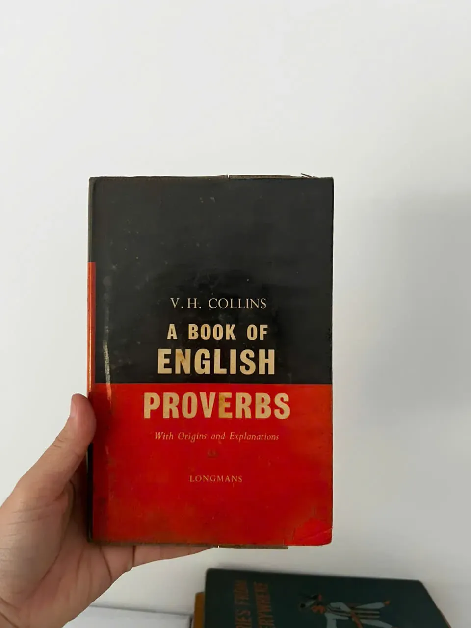 A Book of English Proverbs: With Origins and Explanations by V.H. Collins 1959 by  - Sách Book Cover - Ngọc Hiển Books