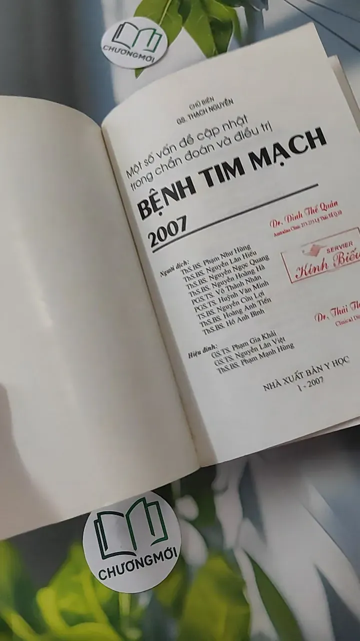 [MIỄN PHÍ BỌC SÁCH] Bệnh Tim Mạch 2007 - GS. Thạch Nguyễn 780811