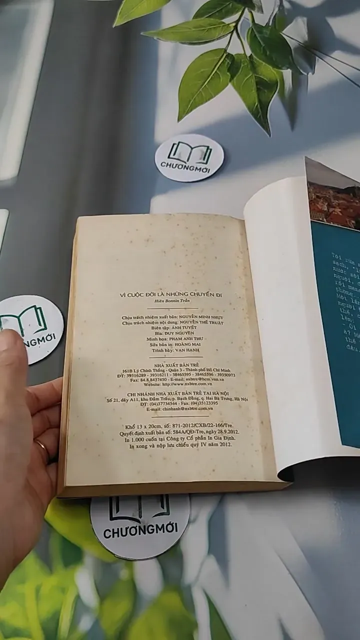 Vì Cuộc Đời Là Những Chuyến Đi - Hiên Bonnin Trần 727248