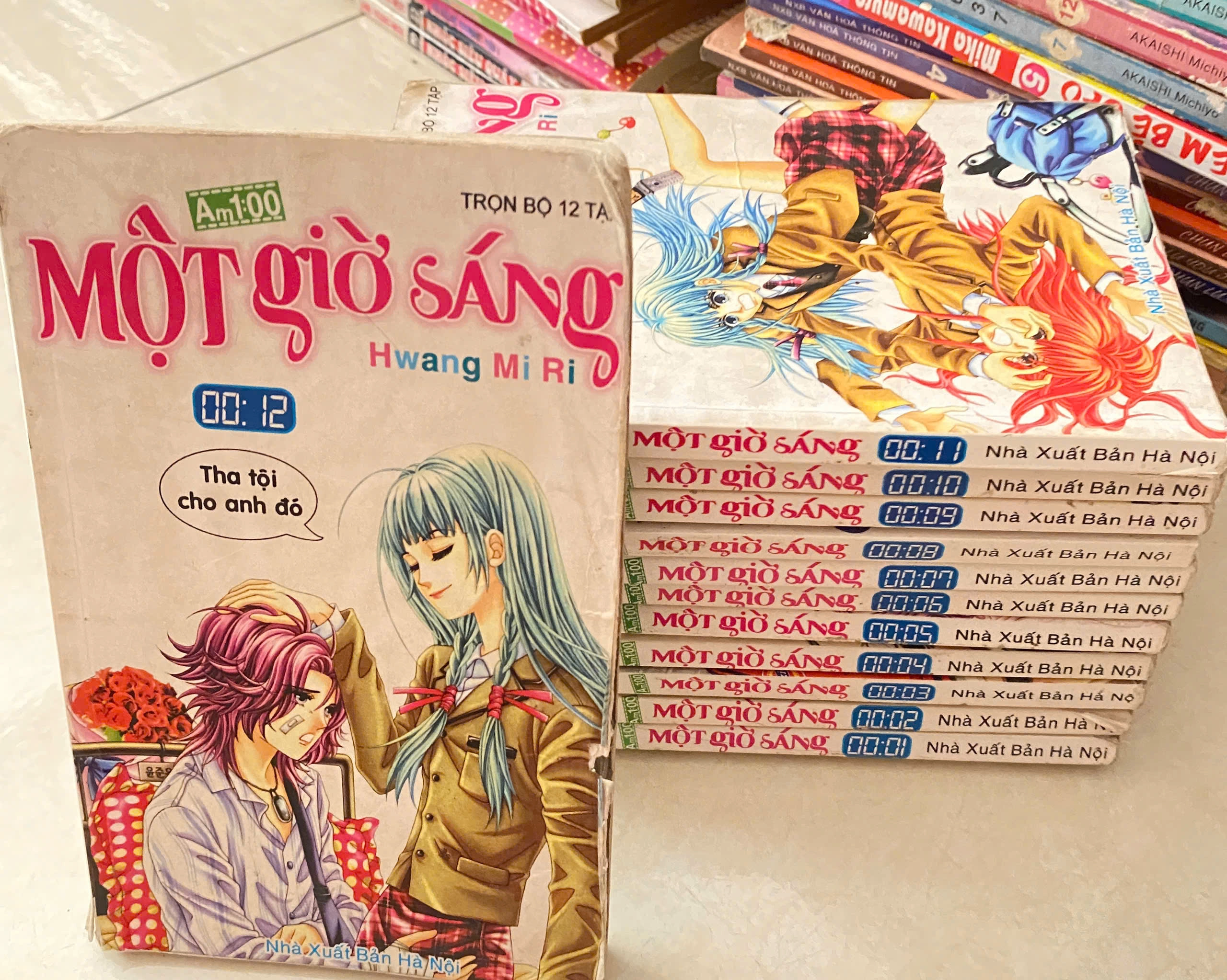 MỘT GIỜ SÁNG (HWANG MI-RI) - 12 tập by Hwang Mi-ri - Sách Book Cover - Ngọc Hiển Books