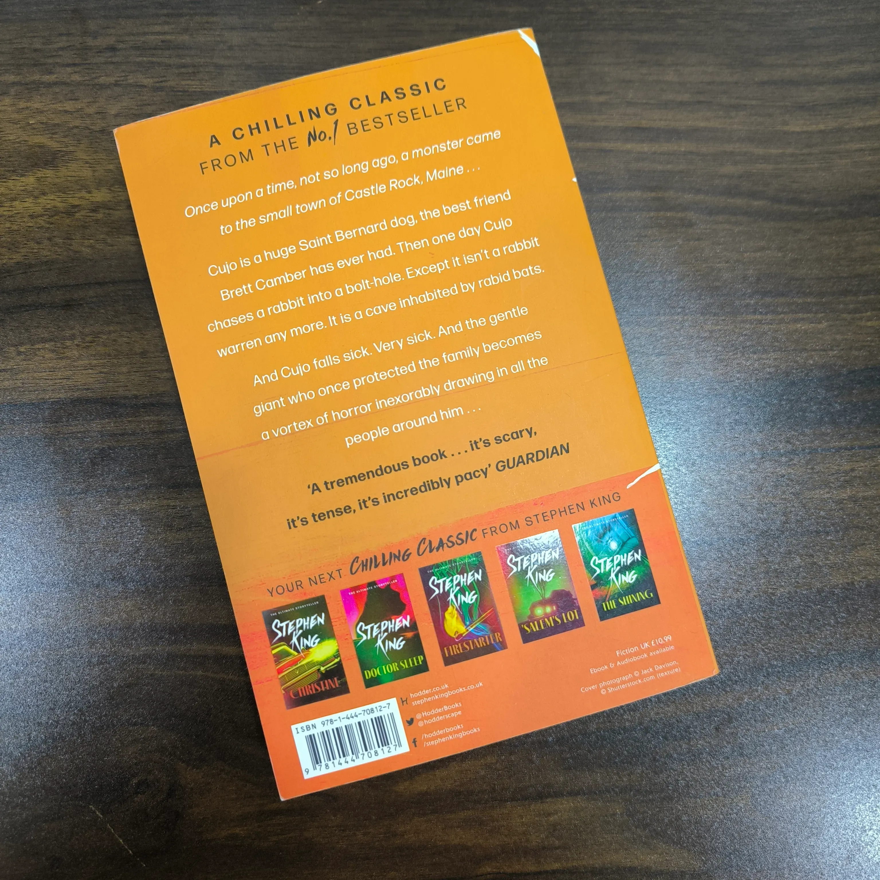 CUJO - Stephen King - NEW 1000122