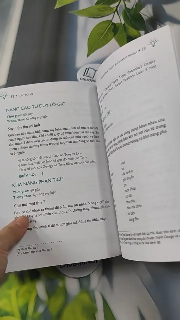 Cải Thiện Năng Lực Trí Não tập 1 - Tony Buzan 727232