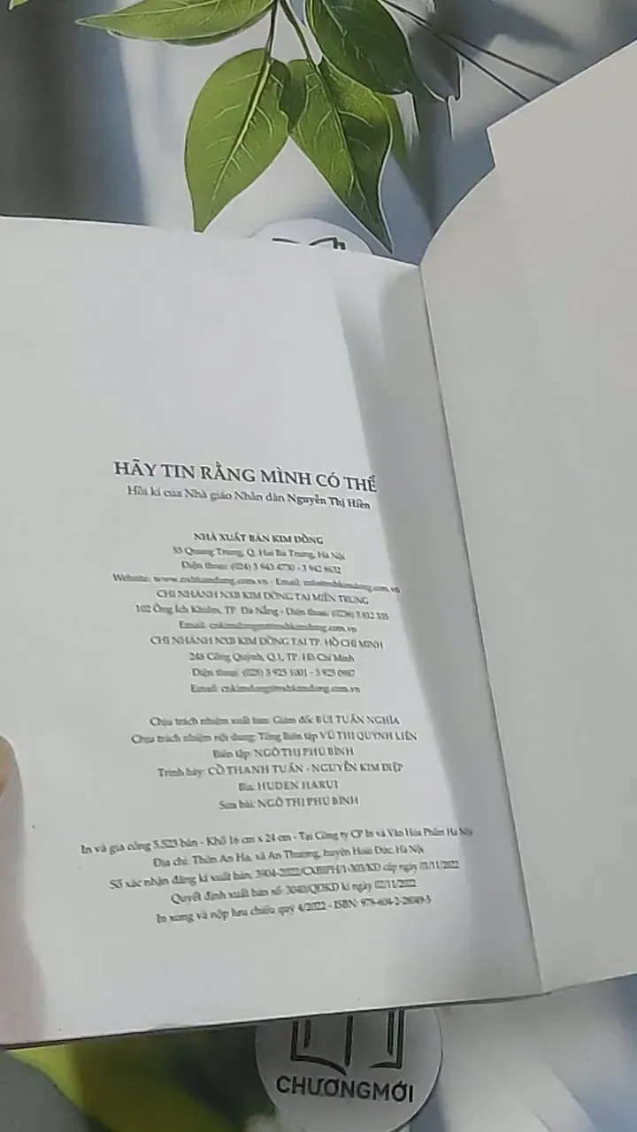 Hãy tin rằng mình có thể - Nguyễn Thị Hiền 688595