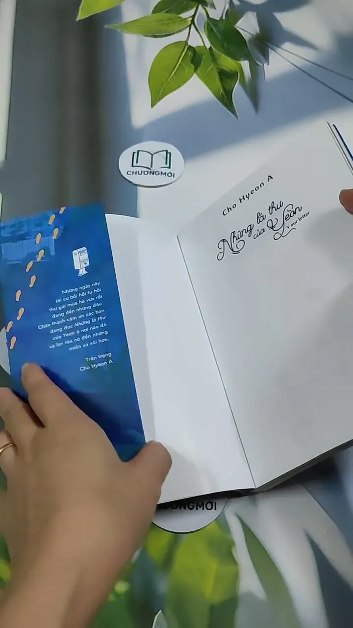 [MIỄN PHÍ BỌC SÁCH] Những Lá Thư Của Yeon - Your Letter - Cho Hyeon A 705719