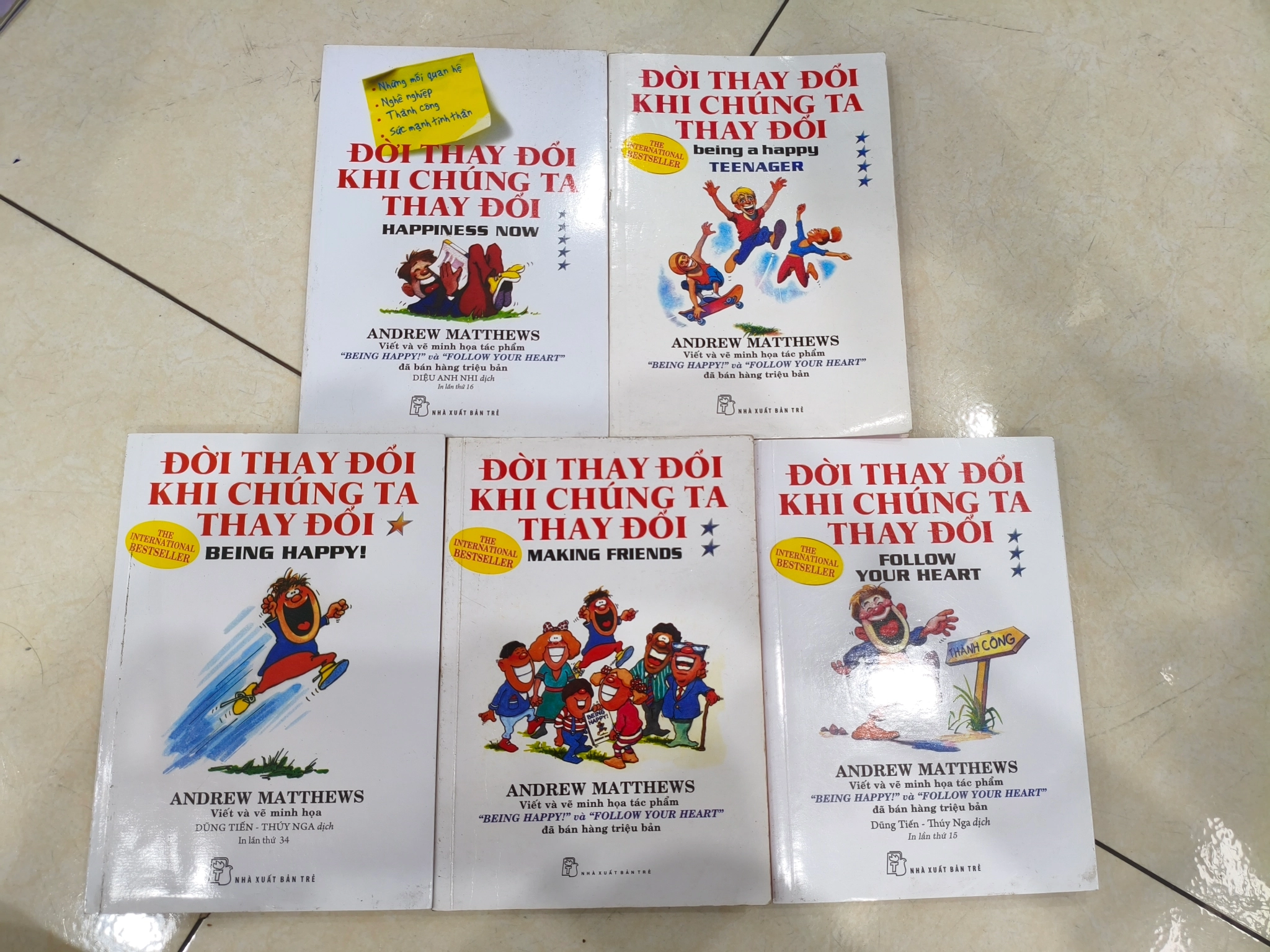 Full 5 cuốn đời thay đổi khi chúng ta thay đổi by Andrew Matthews - Sách Book Cover - Ngọc Hiển Books