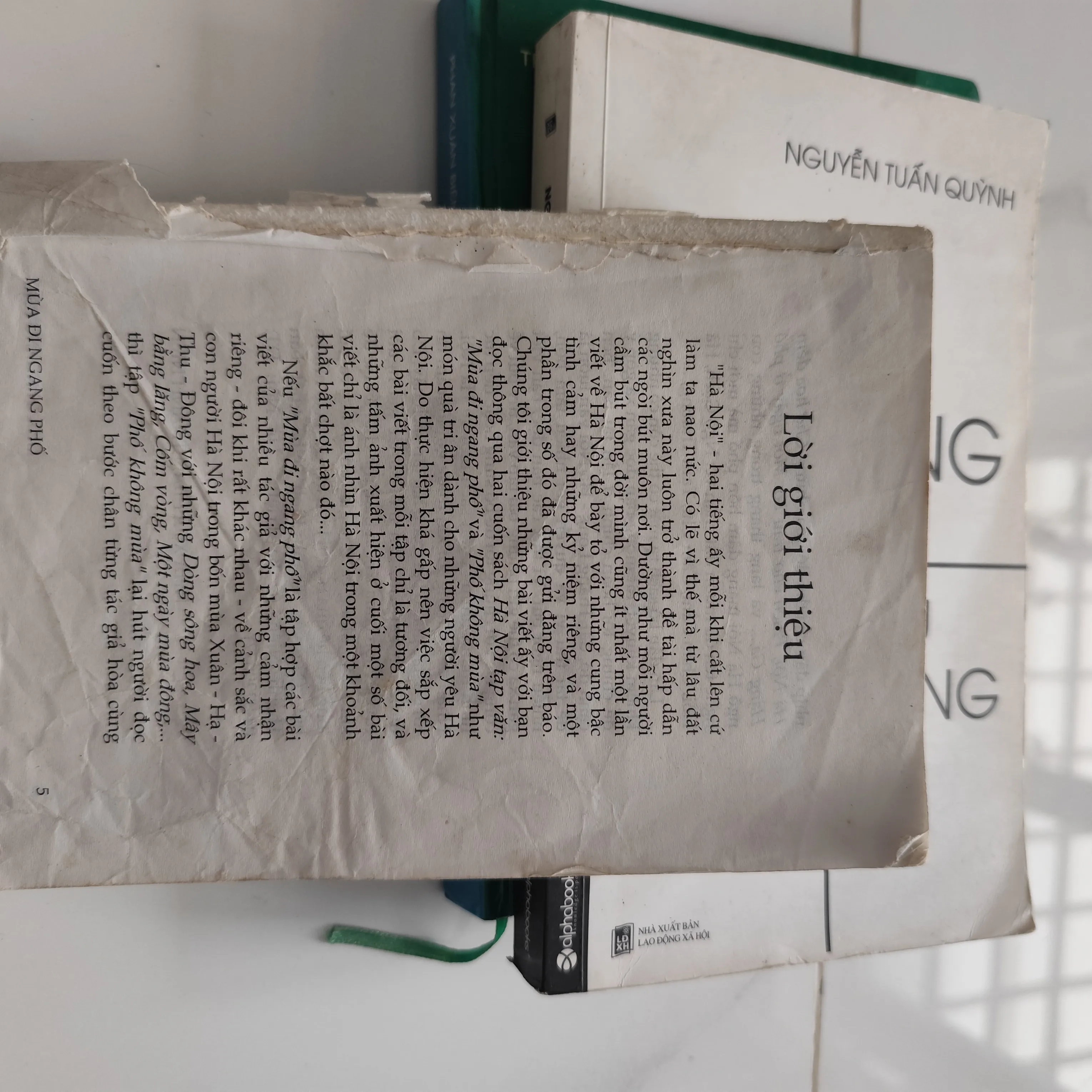 Mùa đi ngang phố by  - Sách Book Cover - Ngọc Hiển Books