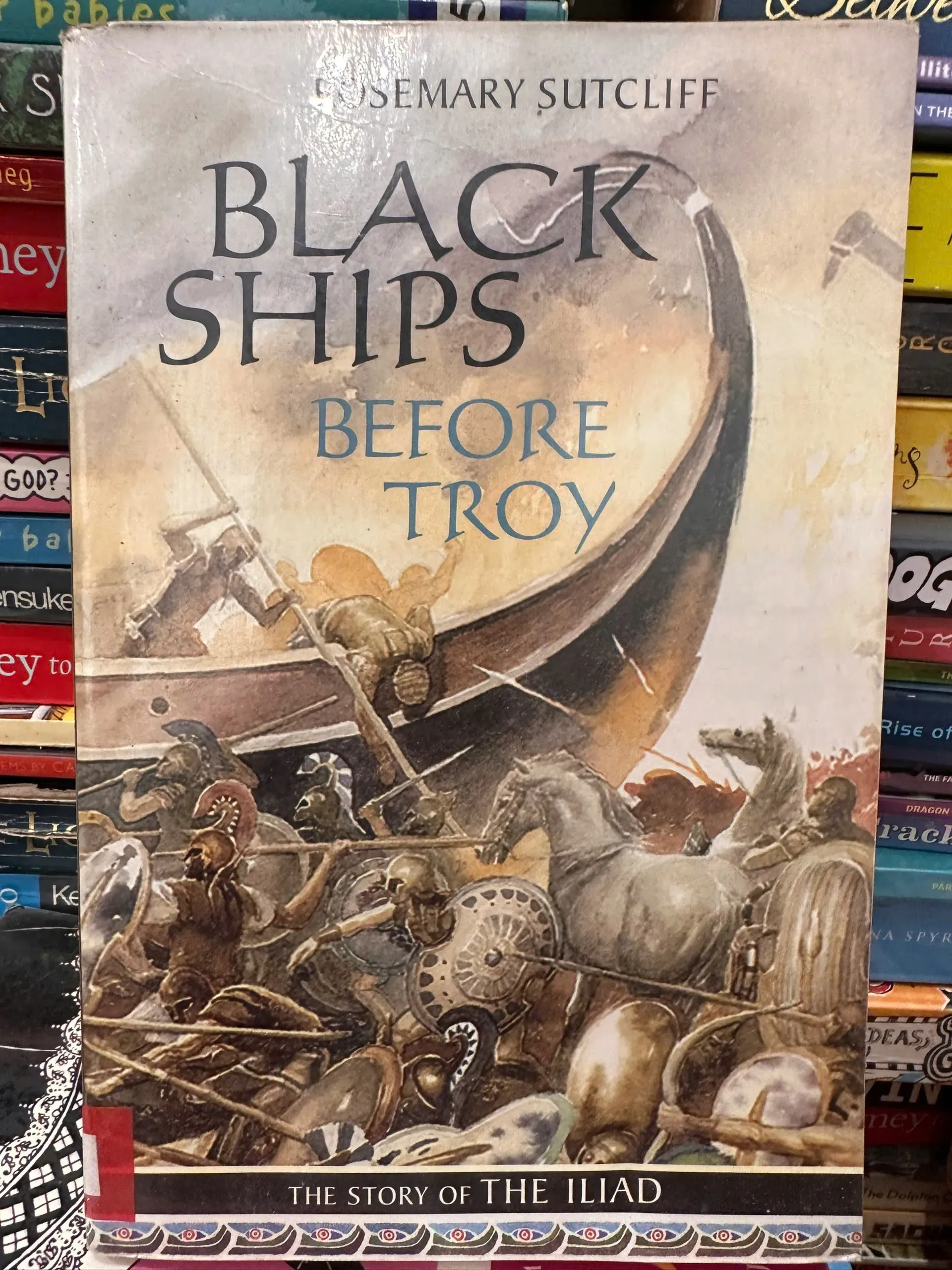 Black Ships Before Troy: The Story of The Iliad by Rosemary Sutcliff. by  - Sách Book Cover - Ngọc Hiển Books