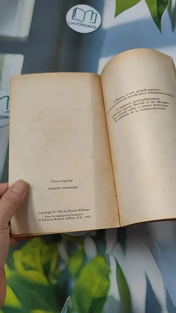[MIỄN PHÍ BỌC SÁCH] [XƯA] Si on me touche, je n’existe plus (1992) - Donna Williams 754489