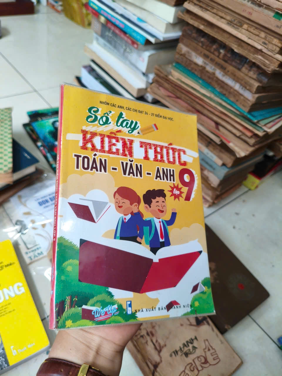 Sổ Tay Kiến Thức Toán Văn Anh Lớp 9 by MCBooks - Sách Book Cover - Ngọc Hiển Books