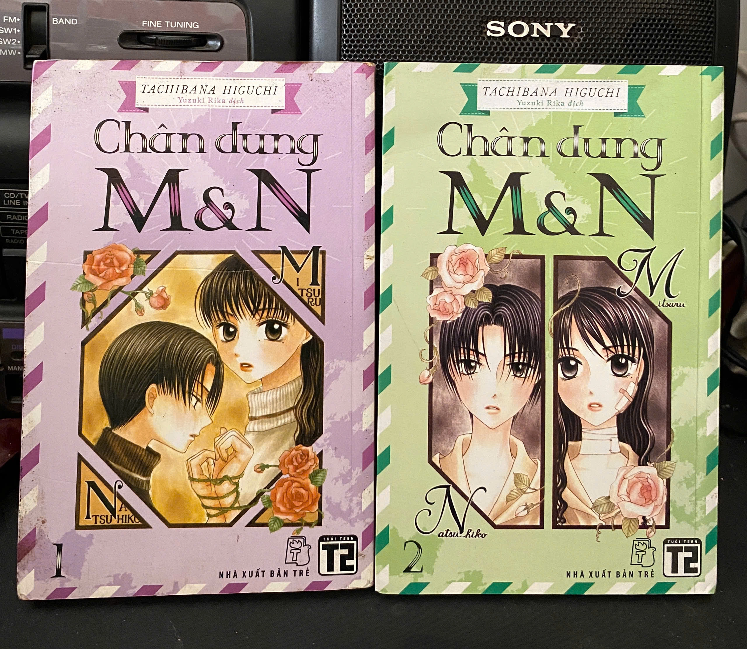 Chân Dung M & N by Tachibana Higuchi - Sách Book Cover - Ngọc Hiển Books