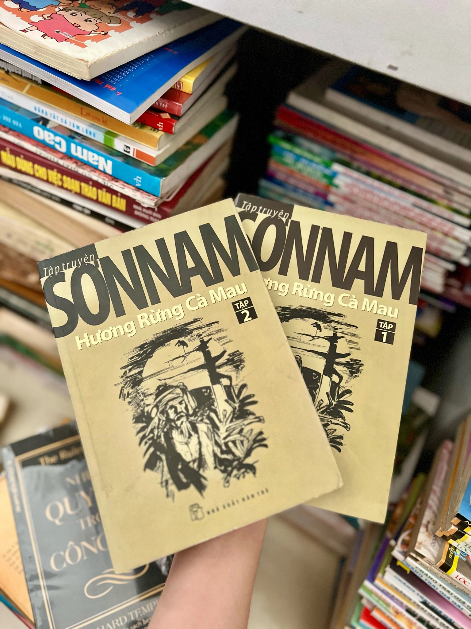 Tập truyện 2 cuốn Sơn Nam Hương Rừng Cà Mau tập 1.2 by  - Sách Book Cover - Ngọc Hiển Books