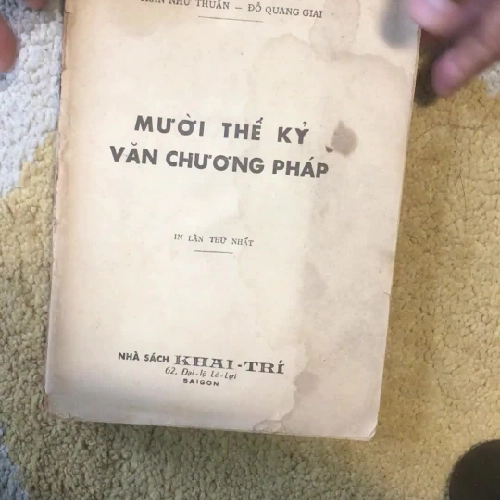 Mười Thế Kỷ Văn Chương Pháp ( tập 1 - 1961) - 272419