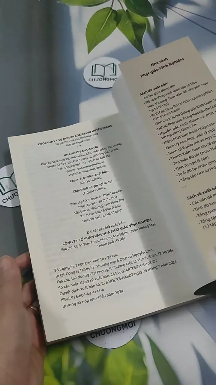 [MIỄN PHÍ BỌC SÁCH] Cuộc Đời Và Sự Nghiệp Của Đại Sư Huyền Trang (Có Chữ Ký Đại Đức Thích 715614