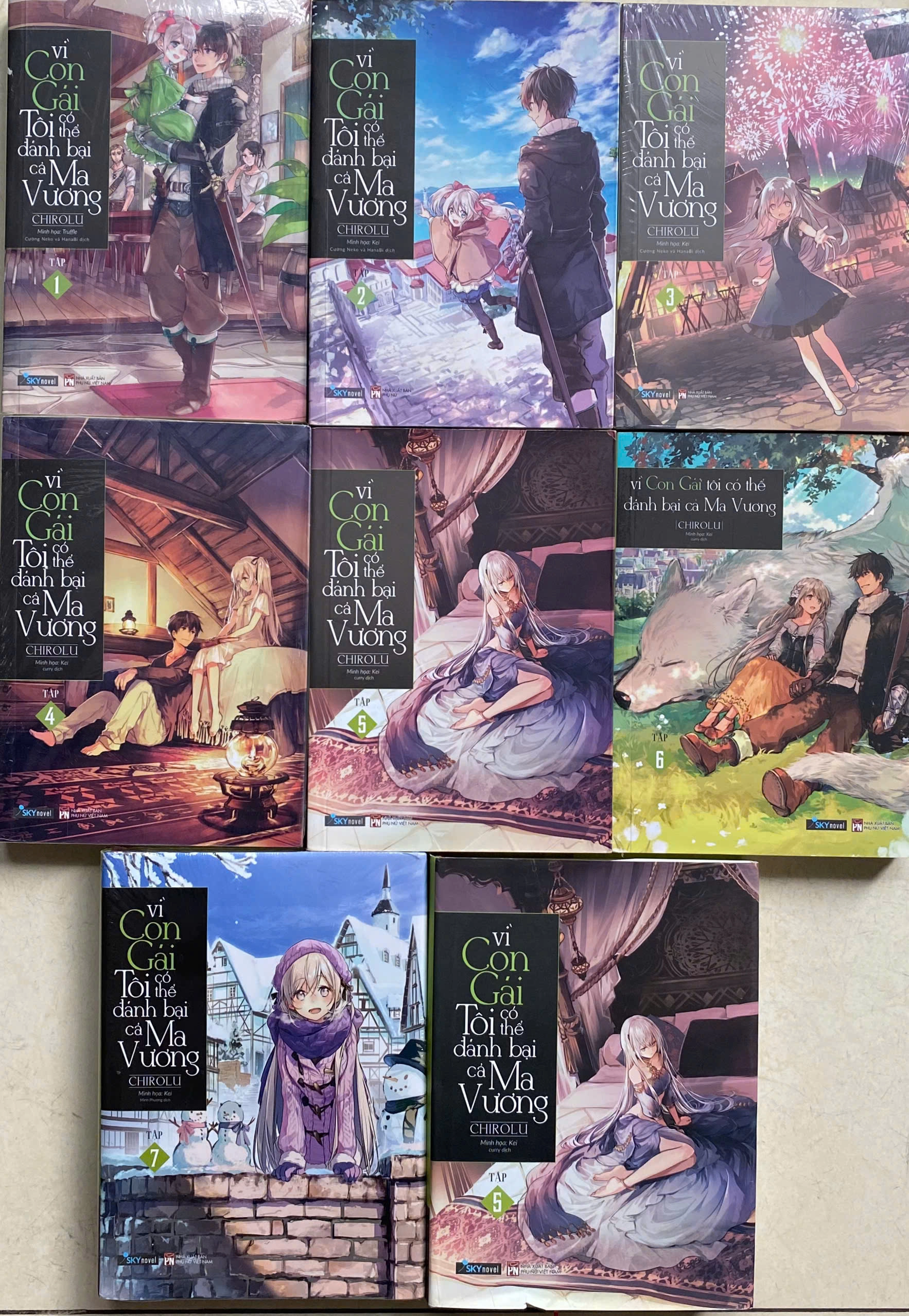 Vì con gái tôi có thể đánh bại cả Ma vương by Chirolu - Sách Book Cover - Ngọc Hiển Books