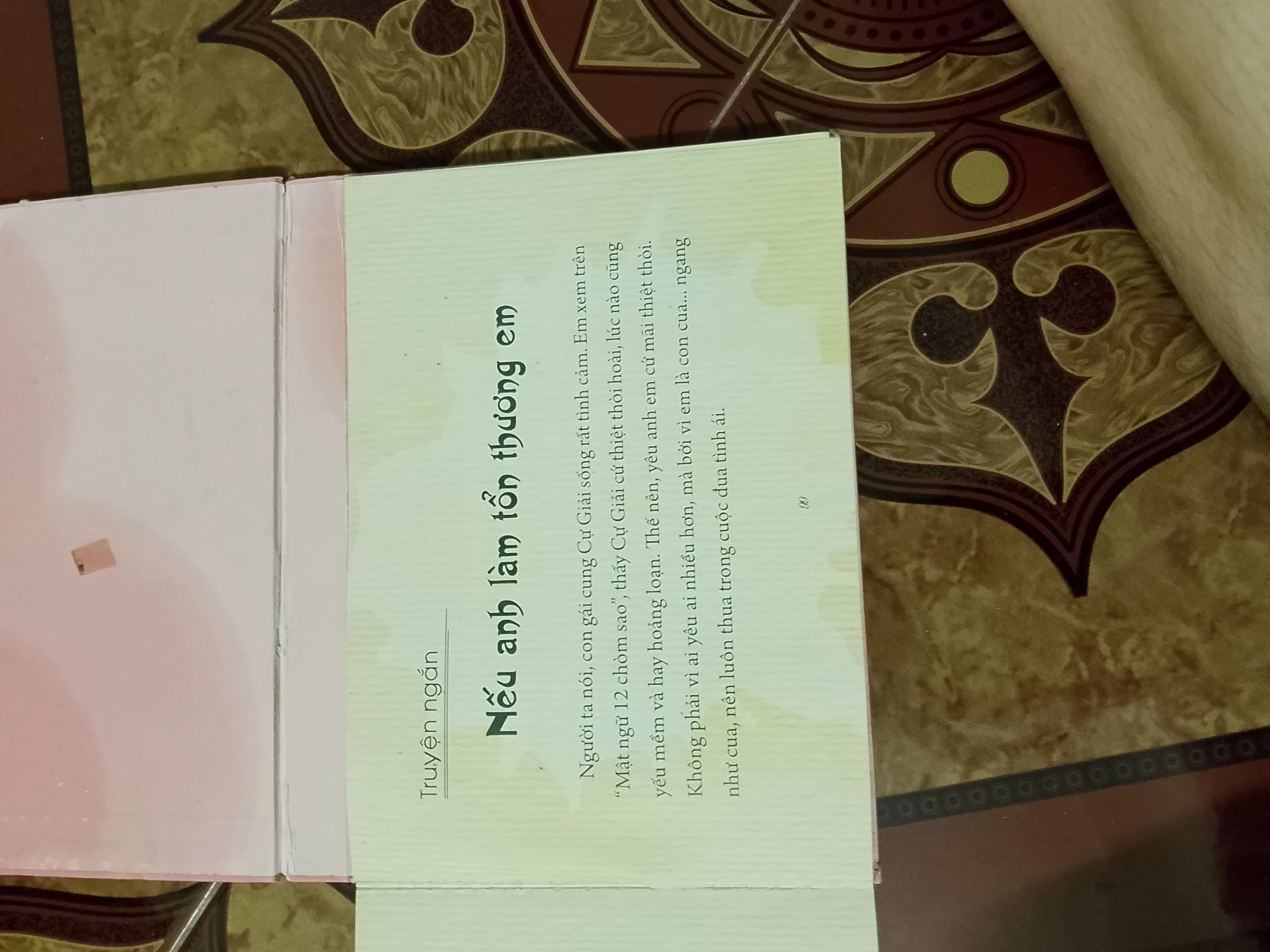 Mất anh bởi tất cả những thứ em cho (Tiểu thuyết) 493311