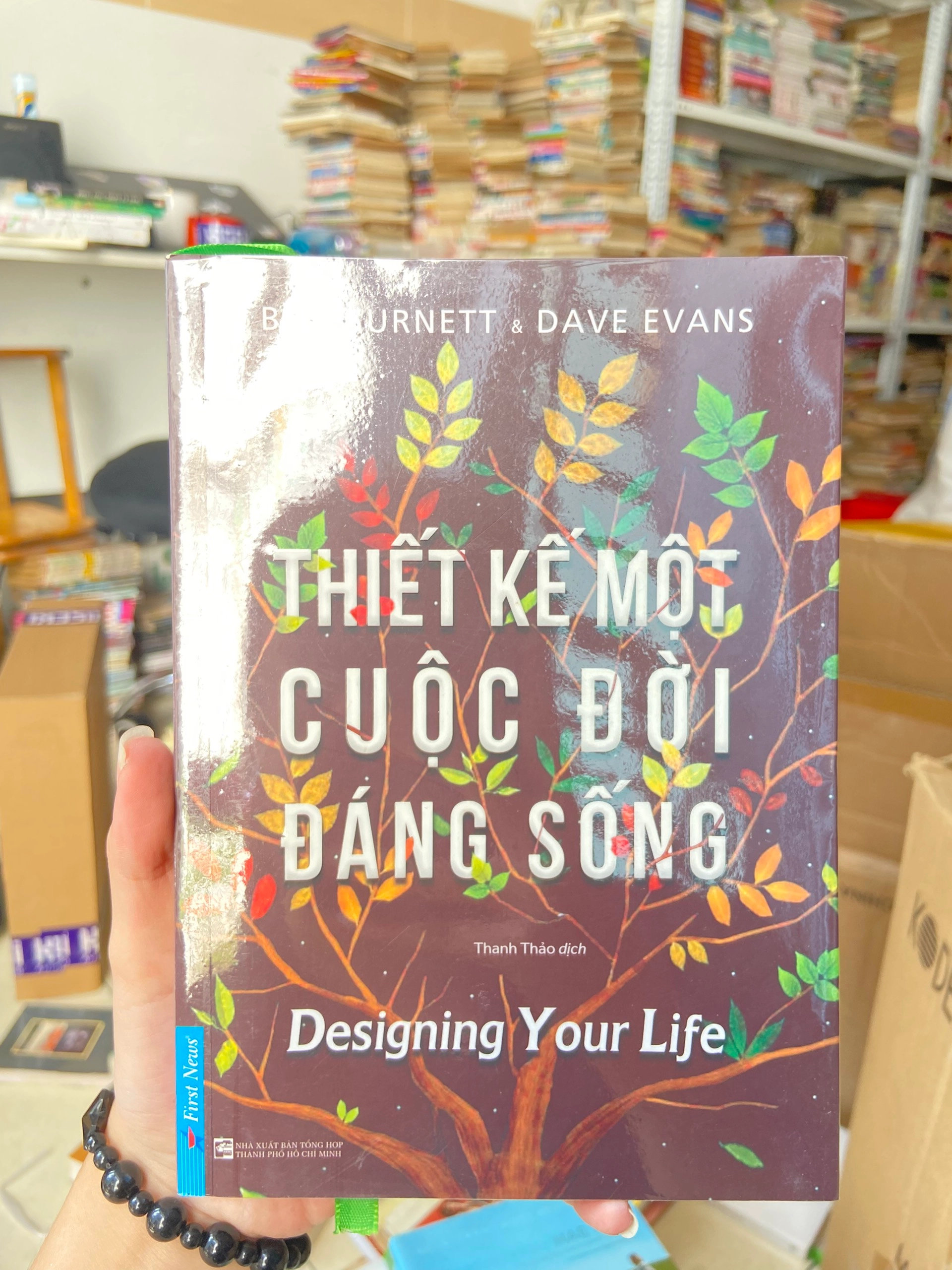 Thiết Kế Một Cuộc Đời Đáng Sống by Bill Burnett & Dave Evans - Sách Book Cover - Ngọc Hiển Books