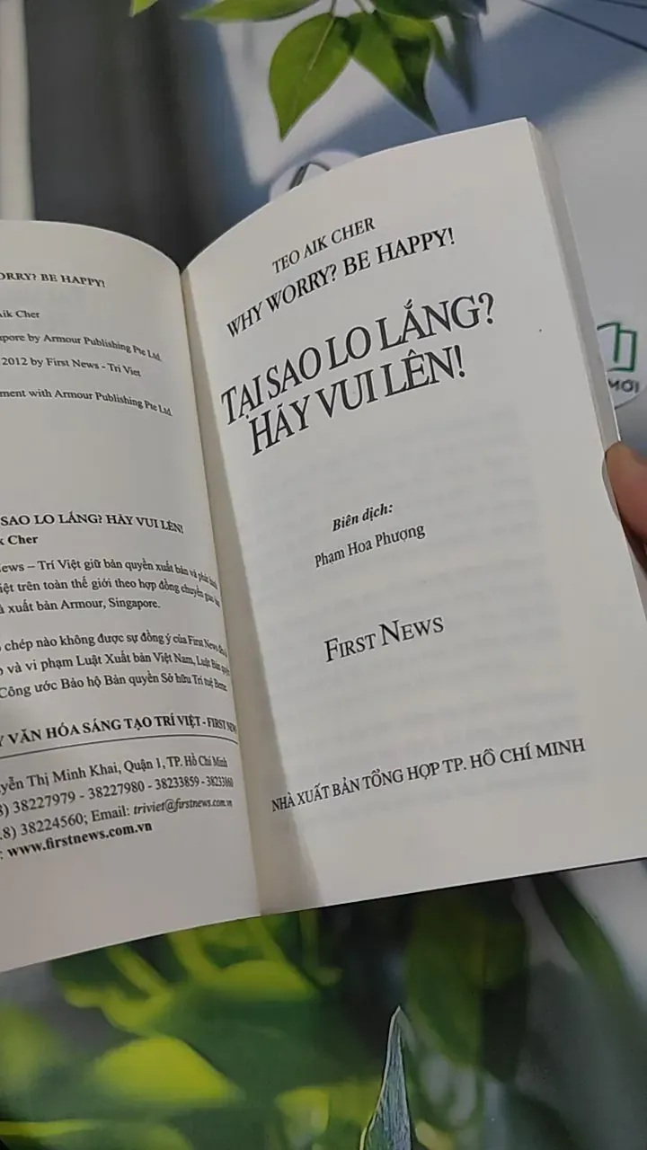 Tại Sao Lo Lắng? Hãy Vui Lên! - Teo Aik Cher 787063