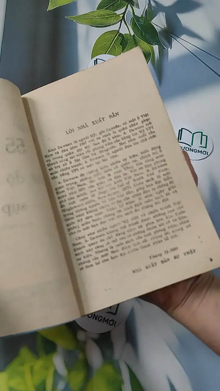 [MIỄN PHÍ BỌC SÁCH] [XƯA] 55 Ngày Chế Độ Sài Gòn Sụp Đổ (1990) - Alan Dawson 775982