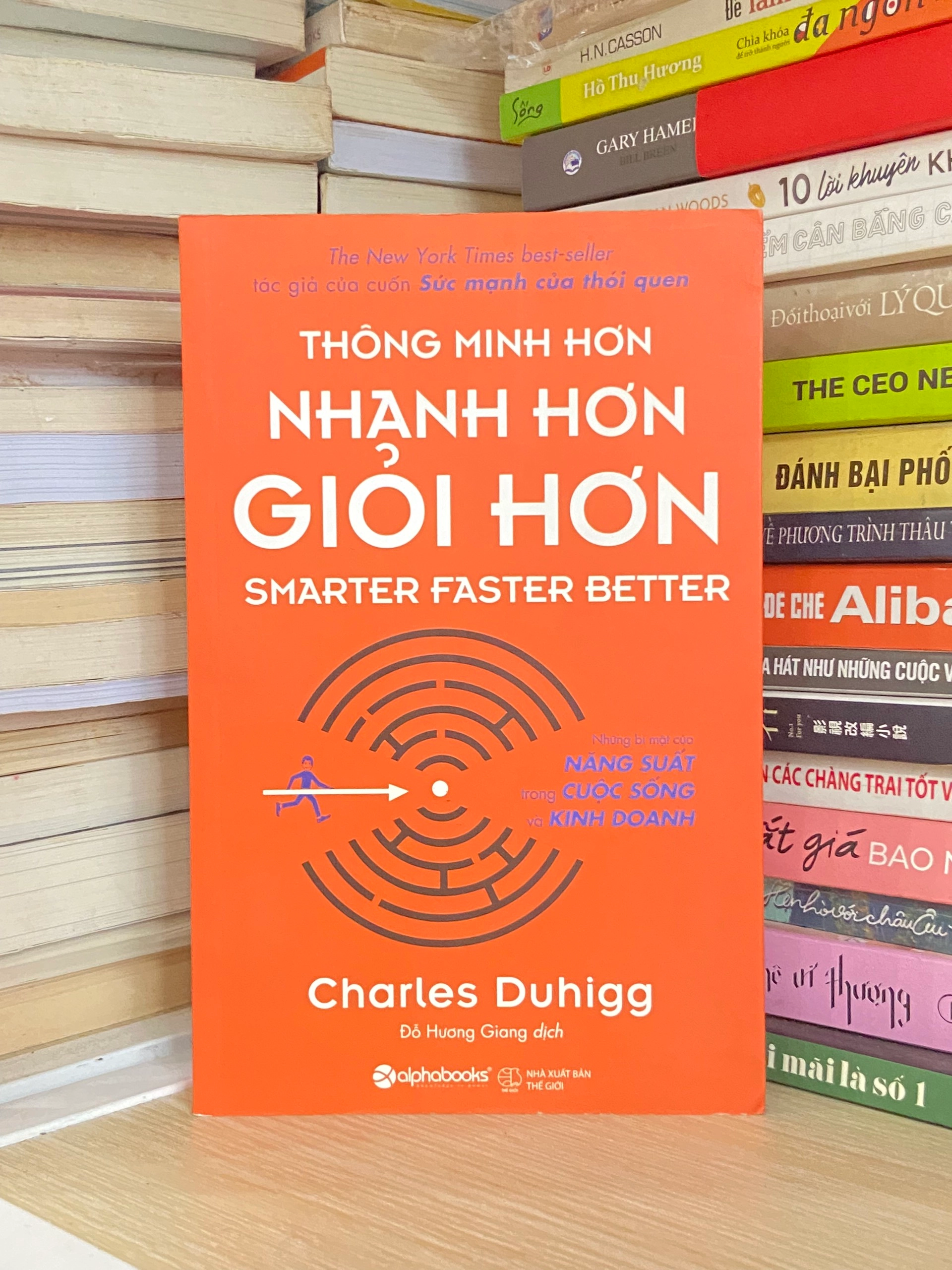 Thông Minh Hơn, Nhanh Hơn, Giỏi Hơn by Charles Duhigg - Sách Book Cover - Ngọc Hiển Books