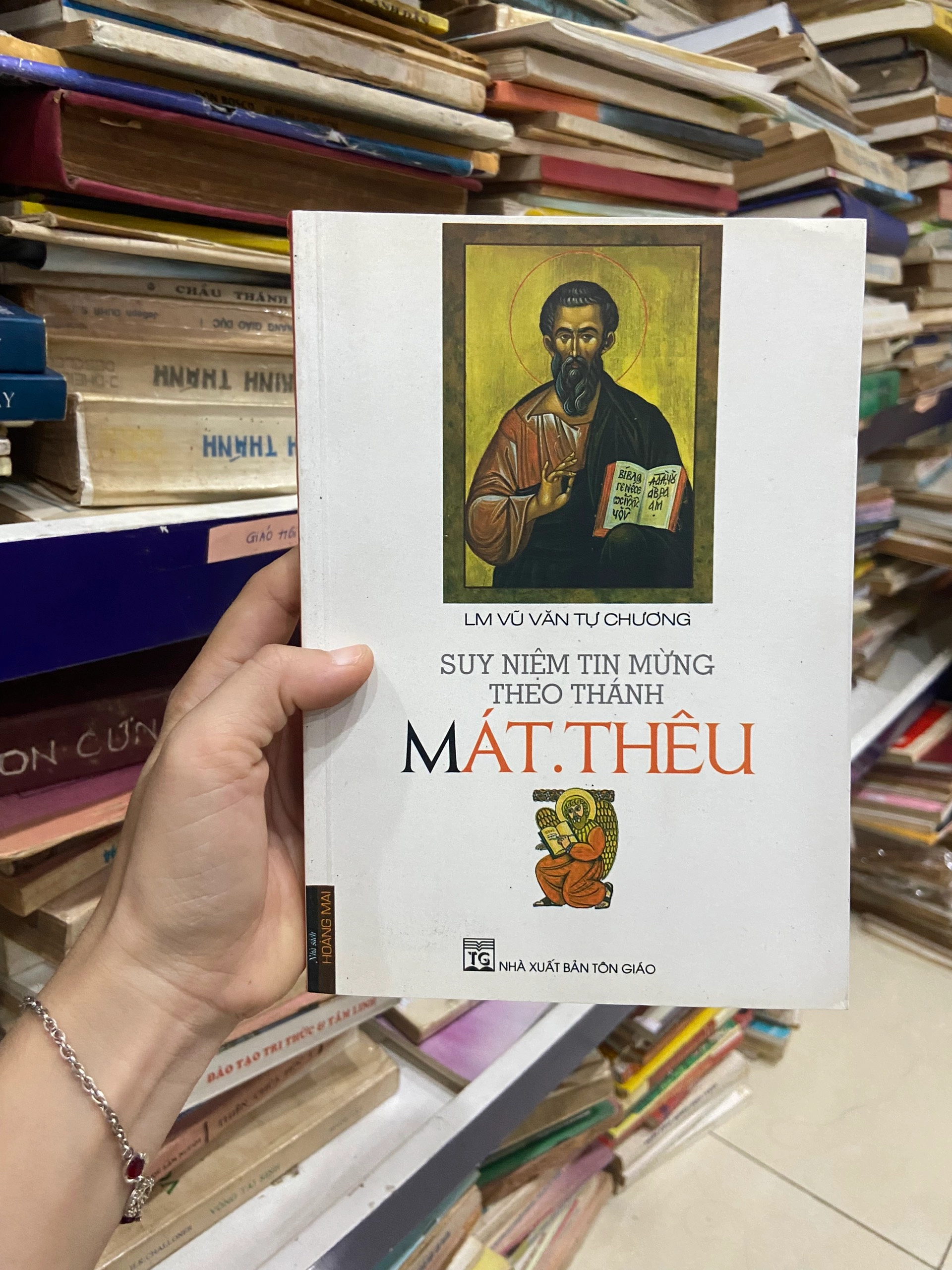 Suy Niệm TIn Mừng Theo Thánh Mát . Thiêu by Linh mục Vũ Văn Tự Chương - Sách Book Cover - Ngọc Hiển Books