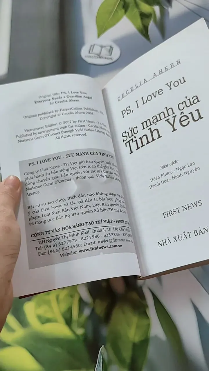 Sức Mạnh Tình Yêu - Cecelia Ahern 744681