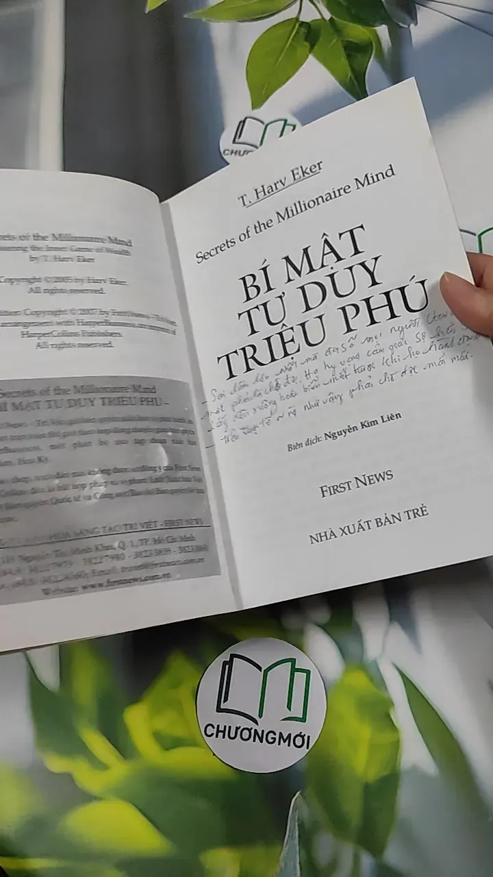 Bí Mật Tư Duy Triệu Phú - T. Harv Eker 787143