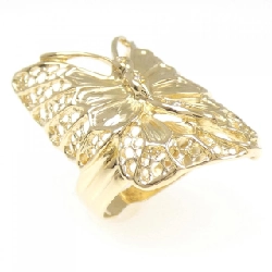 Nhẫn kim cương bướm K18YG 0.02CT - Hàng hiệu Authentic