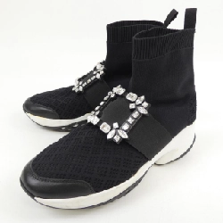 Giày bốt ROGER VIVIER Vivran Strass Buckle - Hàng hiệu Chính hãng 828655