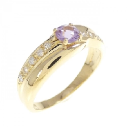 Nhẫn Amethyst K18YG - Hàng hiệu Authentic