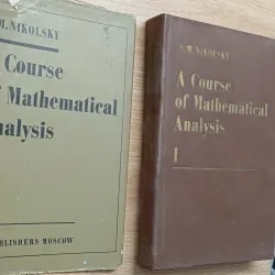Sách Toán A Course of Mathematical Analysis 906771