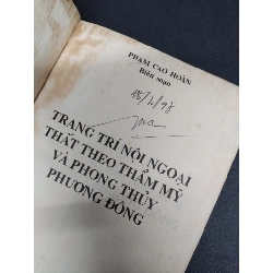 Trang trí nội ngoại thất theo thẩm mỹ & phong thủy phương Đông mới 70% ố vàng có chữ ký 1997 HCM1008 Phạm Cao Hoàn TẠP CHÍ, THIẾT KẾ, THỜI TRANG 923639