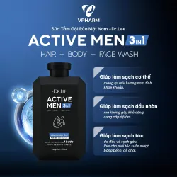 Sữa tắm gội rửa mặt năm 3 in 1 Dr. Lee Actives Men, 350ml 753981