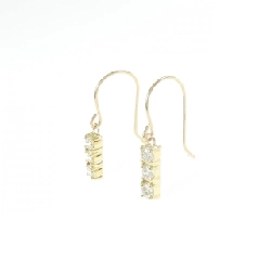 K18YG Bông tai kim cương - Hàng hiệu Chính hãng 869073