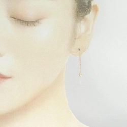 K18YG Bông tai kim cương - Hàng hiệu Chính hãng 875501