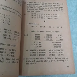 TOÁN LỚP BỐN PHỔ THÔNG  738624