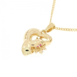 K18YG Dây chuyền Ruby - Hàng hiệu Chính hãng 860430