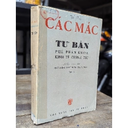 TƯ BẢN PHÊ PHÁN KHOA KINH TẾ CHÍNH TRỊ - CÁC MÁC 141736