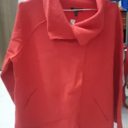 Áo khoác nỉ dạ  size xs nữ màu đỏ cam thiết kế của eileen fisher 754977