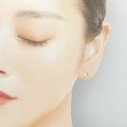 K18YG/PT900 Bông tai - Hàng hiệu Authentic 871514