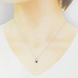 K18WG Dây chuyền Ruby 0.40CT - Hàng hiệu Chính hãng 862978