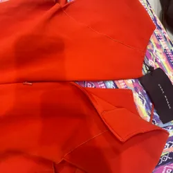 Áo khoác nữ Zara WPOWOMAN causal mỏng màu cam size M 597058